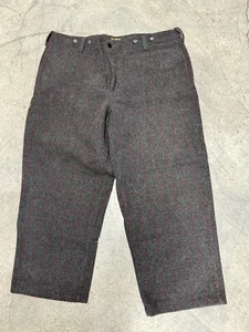 Wyoming Traders Gray w/ Red Pinstripe Wool Pants Mens Size 44 - Picture 1 of 7