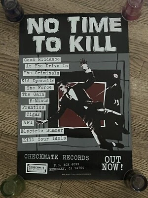 AFI, No Time To Kill, Comp, Poster, 19x13, At The Drive In, Good Riddance, Punk - Image 1 of 4