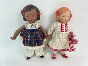 Muñecas Jeannie Di Mauro Vintage Niña Porcelana 6" Raras - Imagen 1 de 3