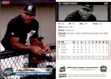 Ender Chavez 2004 Choice Brevard County Manatees #5 RC Rookie Card