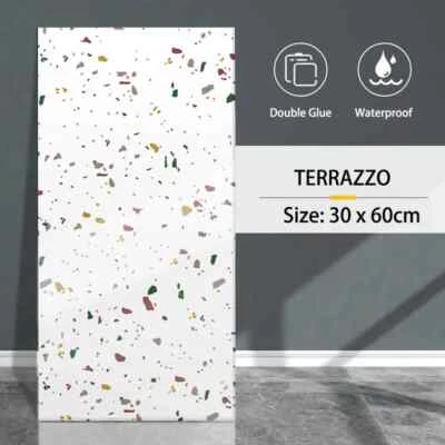 10Pcs Bathroom Wall Panels PVC Cladding Wet Shower Wall Tile Marble Effect Decor - Image 1 of 4