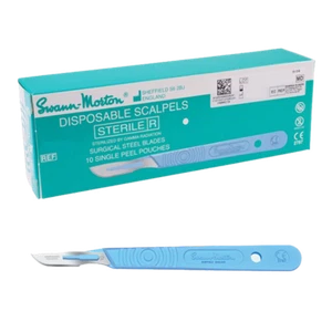 Swann-Morton® #10 Non Sterile Disposable Scalpels with Blade Original Expired - Picture 1 of 2