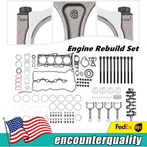 G4KJ 2.4L Engine Rebuild Repair Kit w/ Crankshaft Rods Piston For HYUNDAI KIA - Foto 1 di 21