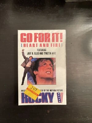 Sealed Rocky V Go For It! Heart And Fire Cassette Single 1990 - Image 1 of 4