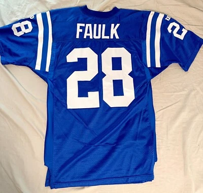 Camiseta deportiva local Marshall Faulk - Indianapolis Colts - Wilson ProLine - 46  Foto 1 de 2
