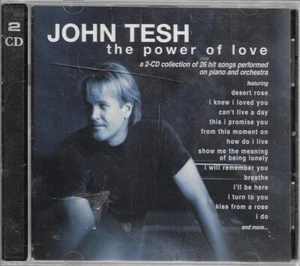 JOHN TESH ~ THE POWER OF LOVE 26 HIT SONGS ~ 2 CD SET 2002 BRAND NEW - Imagen 1 de 2