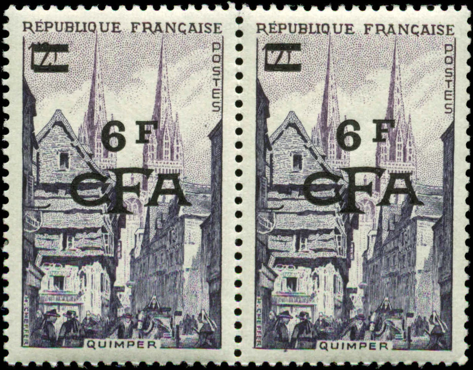 Reunion Scott #307 Pair Mint Never Hinged - Image 1 of 1