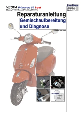 Reparaturanleitung RIS Vespa Primavera 50 i-get, 3V Gemischaufbereitung Diagnose - Bild 1 von 4