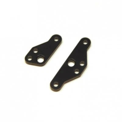 NEW STRC Aluminum HD Steering Plate Set (1 pair) : HPI Venture Black - Image 1 of 3
