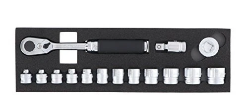 KOKEN 3285ZA 3/8" (9.5mm) Z-EAL Socket Wrench Basic Set of 15 pieces - Image 1 of 4