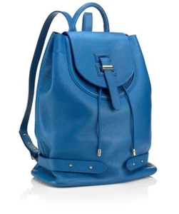 $795 meli melo Thela Large Halo Backpack Top Handle Leather Bag Electric Blue - Picture 1 of 8