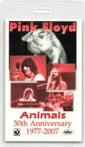 Pink Floyd Backstage Pass 2007 White Commemorative Laminate Variant - Imagen 1 de 2