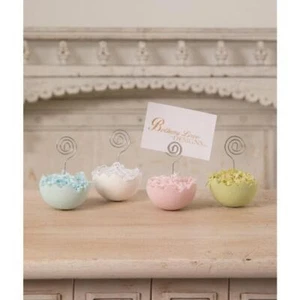 Bethany Lowe Cracked Easter Egg Place Card Place Card Photo Holder Ornament - Picture 1 of 1