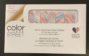 Color Street Nail Polish Strips Cotton Candy Swirl