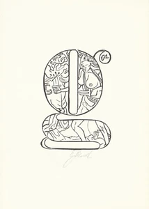 Exlibris - EDUARD ALBRECHT-HAGEN - For G ? - Signed - Erotic - Death By Stabbing - Picture 1 of 2