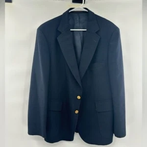 English Manor Traje Abrigo Chaqueta Azul Marino Talla S - Imagen 1 de 9