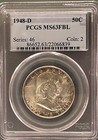 1948-D Franklin Half Dollar Pcgs Certified Ms63Fbl