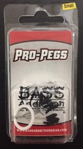 Bass Addiction Pro Pegs - Small Black - Picture 1 of 1