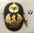 GERMAN Prussian PICKELHAUBE Helmet | Imperial Officer Spike Helmet |
