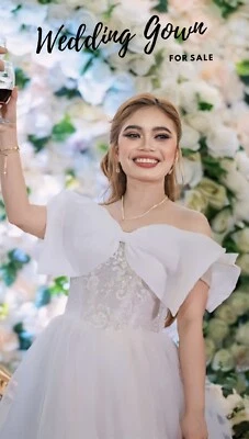 Vestido de baile de novia (hecho a mano-importado) talla ajustable Foto 1 de 2