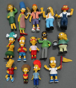 LOT OF 14 The Simpsons FIGURE 2.5"-5" HIGH LOOSE #L9D