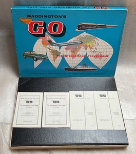 Go The International Travel Board Game - Waddington’s - Vintage Family Fun - Picture 1 of 16