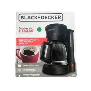 BLACK+DECKER Macchina da caffè 5 tazze Nero DCM600B - Foto 1 di 2