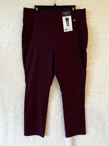 NWT Women's Winetasting RAFAELLA Slim Ankle Pant Size 14 - Picture 1 of 8