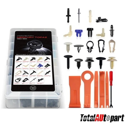 190x Trim Bumper Panel Retainer Nut Clips Fastener for Mercury Topaz 1984-1994 - Image 1 of 4