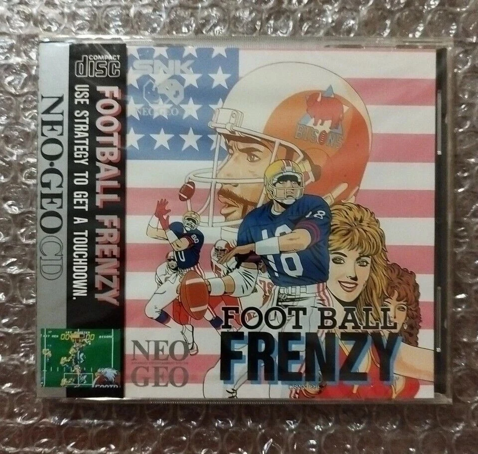SNK Neo Geo CD - Football Frenzy NTSC-U BRAND NEW FACTORY SEALED - Immagine 1 di 2