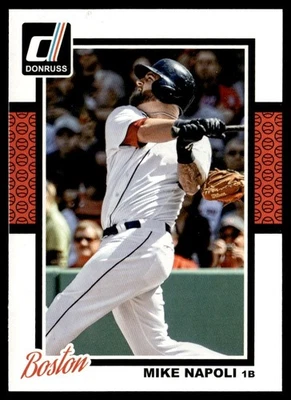 2014 Donruss Mike Napoli Boston Red Sox #80 - Image 1 of 2