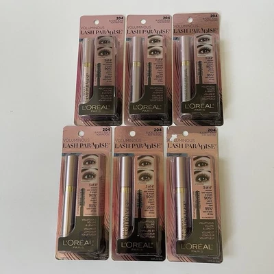 SEALED(6)L’Oréal Voluminous Lash Paradise Mascara#204 Blackest Black waterproof  - Image 1 of 4