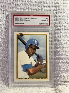 Bowman Tiffany Joseph Offerman 1990 #92 PSA 9 como nuevo Los Angeles Dodgers - Imagen 1 de 2