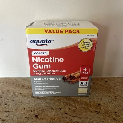 Goma de nicotina sabor canela ECUADA 4 MG 160 piezas NUEVA Y SELLADA CADUCIDAD 6/2026 Foto 1 de 4