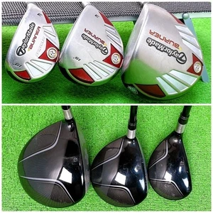 Taylormade Club Set 1W 3W 3H 4-9i Pw 52 56 PT 13pc RH Graphite & Steel Stiff Men - Picture 1 of 9