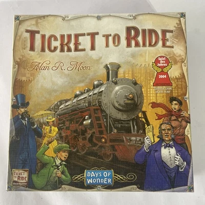 Days of Wonder Ticket To Ride by Alan R. Moon Train Adventure Board Game 100% - Image 1 of 3