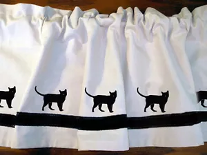 Burmese Cat Window Valance Curtain ..Your Choice of Colors* - Picture 1 of 8
