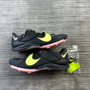 Nike Air Zoom LJ Elite da uomo taglia 9,5 punte lunghe per saltare nere CT0079-001 - Foto 1 di 7