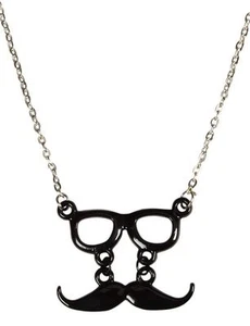 COLLAR GAFAS BIGOTE CON AMOR DE CALIFERIA NUEVO $30 - Imagen 1 de 1