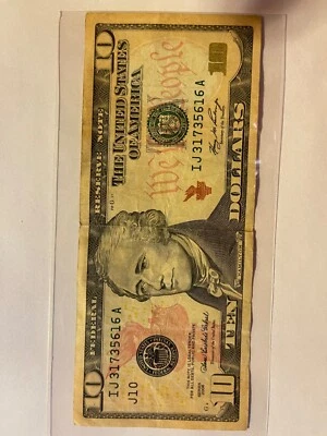 2006 10 dollar bill in good condition - Image 1 of 2