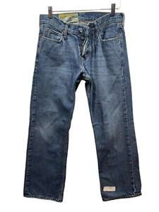 VINTAGE Hollister Jeans Herren 28 x 30 blau Denim Buttonfly Slim Straight - Bild 1 von 11