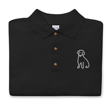 Embroidered Polo Shirt, I love my Dog, Sleeve Golf Men's chrismas gift