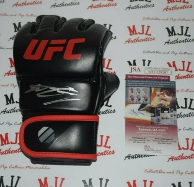 NATE DIAZ SIGNED AUTOGRAPHED UFC GLOVE JSA COA WIT129207 stockton 209 - Image 1 of 3