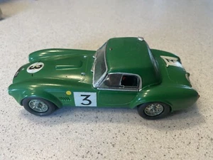 Vintage 1963 AC Green Shelby Cobra 427 Le Mans Plastic Model Kit - Assembled - Picture 1 of 8