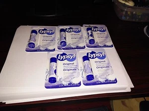 * LOT OF (X5) LYPSYL ORIGINAL MOISTURIZING FORMULA LIP BALM 4.2g STICK * NEW * - Picture 1 of 3