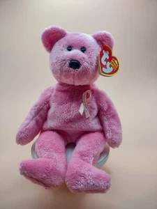 2006 Ty Breast Cancer AWARENESS Bear Beanie Baby - Colección The Beanie Babies - Imagen 1 de 4