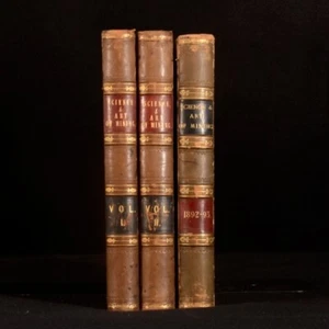 1890-93 3vol The Science and Art of Mining Mining Students Illustrated - Picture 1 of 9