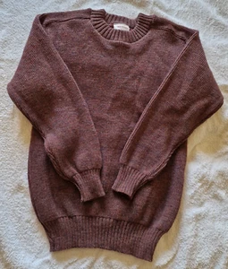 Men's round neck sweater in pure new wool size 38" by Moonraker - Picture 1 of 3