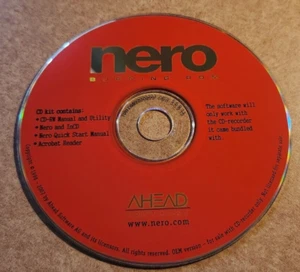 Nero Burning ROM CD-RW Manual and Utility, Nero, InCD, Manual, Acrobat CD - Picture 1 of 2