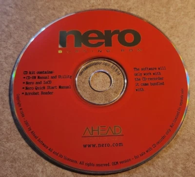 Nero Burning ROM CD-RW Manual and Utility, Nero, InCD, Manual, Acrobat CD - Image 1 of 2